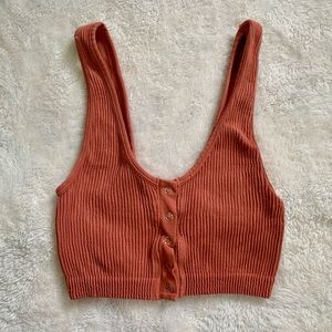 Aerie Seamless Longline Snap Front Bralette